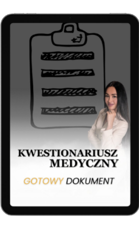 Wizualizacja kwestionariusza przedzabiegowego